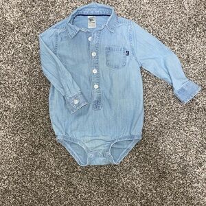 Baby b’gosh Light Blue Kids Bodysuit